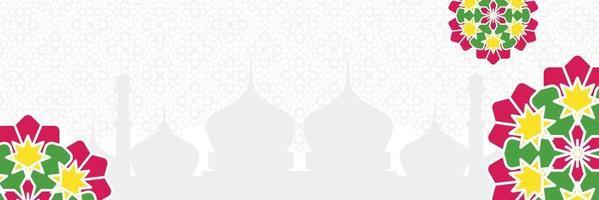 Islamitisch achtergrond, met mooi mandala ornament. vector sjabloon voor spandoeken, groet kaarten voor Islamitisch vakantie, eid al fitr, ramadan, eid al adha