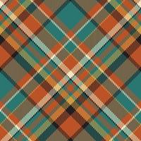 Schotse ruit Schotland naadloos plaid patroon vector. retro achtergrond kleding stof. wijnoogst controleren kleur plein meetkundig textuur. vector