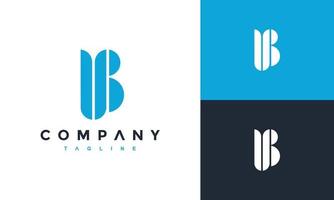 monogram brief ub logo vector