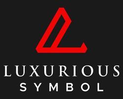 l brief monogram luxe stoutmoedig logo ontwerp. vector