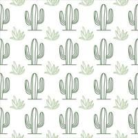 cactus patroon. kleurrijk cactus patroon ontwerp. cactus. woestijn fabriek patroon. woestijn fabriek vector