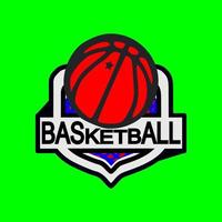 basketbal icoon of logo ontwerp vector