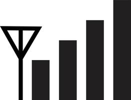 signaal bar icoon vector geïsoleerd Aan wit achtergrond