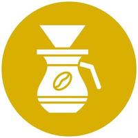 koffie filter vector icoon stijl
