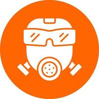 gas- masker vector icoon stijl
