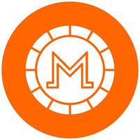 monero vector icoon stijl