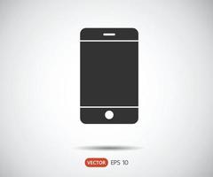 smartphone pictogram, telefoon logo vectorillustratie vector