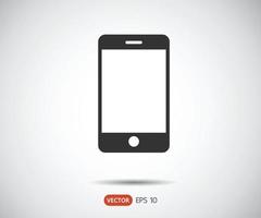 smartphone pictogram, telefoon logo vectorillustratie vector