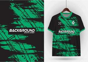 mockup t-shirt sport ontwerp sjabloon, voetbal Jersey mockup voor voetbal club. uniform voorkant en terug visie vector