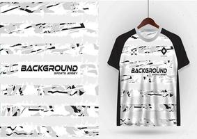 mockup t-shirt sport ontwerp sjabloon, voetbal Jersey mockup voor voetbal club. uniform voorkant en terug visie vector