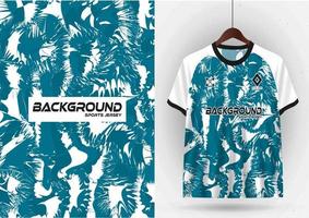 mockup t-shirt sport ontwerp sjabloon, voetbal Jersey mockup voor voetbal club. uniform voorkant en terug visie vector