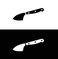 Parmezaanse kaas mes vlak silhouet icoon vector. verzameling van zwart en wit keuken huishoudelijke apparaten. keuken gereedschap icoon voor web. keuken concept. allemaal types van mes koks nodig hebben. vector