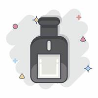 icoon parfum. verwant naar eid al fitr symbool. islamitisch. ramadan. gemakkelijk illustratie vector