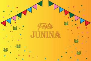 festa Junina vakantie achtergrond. illustratie vector