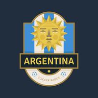 Argentinië World Cup Soccer Badges vector