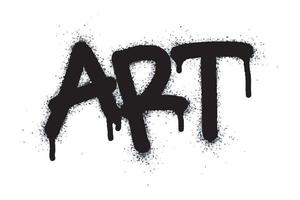 graffiti kunst woord en symbool gespoten in zwart vector