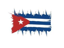 Cuba vlag icoon, illustratie van nationaal vlag ontwerp met elegantie concept vector