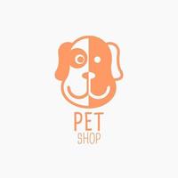 hond kat huisdier winkel kliniek vector logo sjabloon. deze logo kon worden gebruik net zo logo van huisdier winkel, huisdier kliniek, of anderen