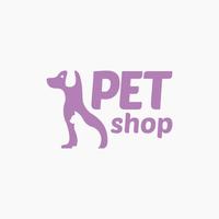 hond kat huisdier huis huis liefde logo vector icoon vlak ontwerp sjabloon