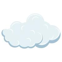 schattig wolk vorm illustratie vector