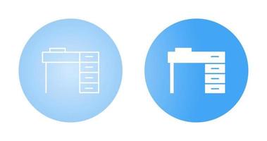 bureau vector pictogram