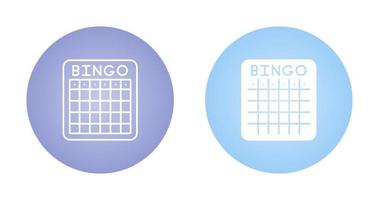 bingo vector icoon