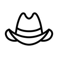 cowboy hoed icoon ontwerp vector