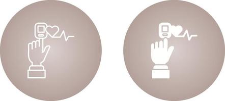 pulse oximeter vector icoon