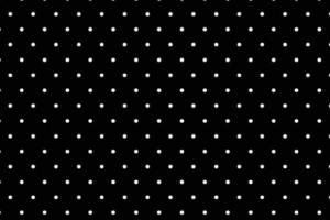 abstract naadloos wit polka punt met zwart achtergrond patroon. vector