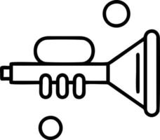 trompet instrument icoon symbool ontwerp vector afbeelding. illustratie van musical trompet toeter vector ontwerp afbeelding. eps 10