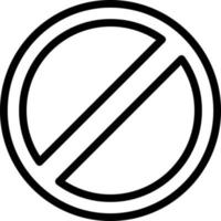 vector ontwerp verboden icoon stijl
