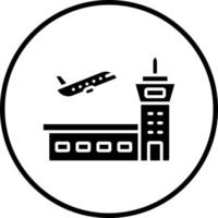 vector ontwerp luchthaven vector icoon stijl