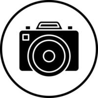 vector ontwerp dslr camera vector icoon stijl