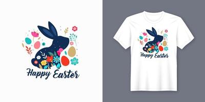 gelukkig Pasen grappig t-shirt ontwerp sjabloon .eenvoudig naar print.grappig Pasen dag allemaal doel t overhemd voor Mens . Dames en kinderen vector