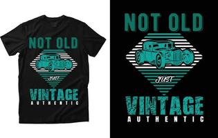 vintage t-shirtontwerp vector