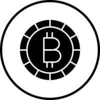 bitcoin vector icoon stijl