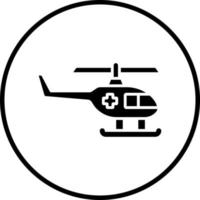 helikopter vector icoon stijl