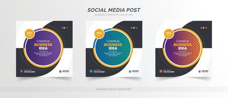 digitale business marketing social media post bannersjabloon vector