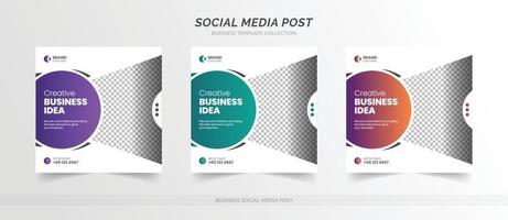 digitale business marketing social media post bannersjabloon vector