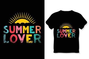 zomer minnaar t overhemd ontwerp ,vintage retro zomer t overhemd ontwerp of strand zomer t overhemd ontwerp vector