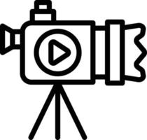 video camera vector icoon stijl