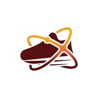 icoon schoen logo concept vector sneaker sjabloon