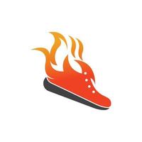 icoon schoen logo concept vector sneaker sjabloon