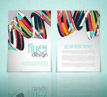 Abstract flyerontwerp vector