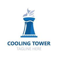 koeling toren logo beeld ontwerp, energie industrie station vector