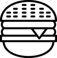 hamburger vector icoon stijl