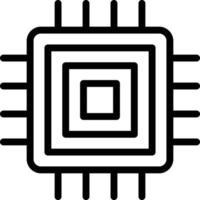 vector ontwerp microprocessor icoon stijl