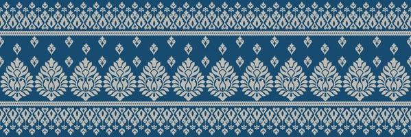 etnisch patroon. bandana afdrukken. zijde nek sjaal of hoofddoek. ontwerp voor sari, patola, sari, dupatta, textiel. tegel patronen. aztec stijl. bloemen vintage. Boheems Indisch motief stijl. kleding. vector. vector