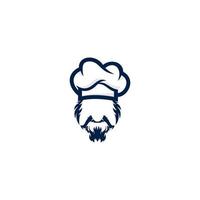 logo voor restaurant genaamd chef vector