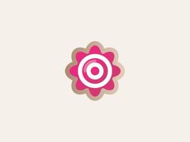 schoonheid bloem logo ontwerp vector sjabloon. yoga meditatie logomerk illustratie. kan vertegenwoordigen spa, hotel, boetiek, bloemen, mandala, ster, eco.
